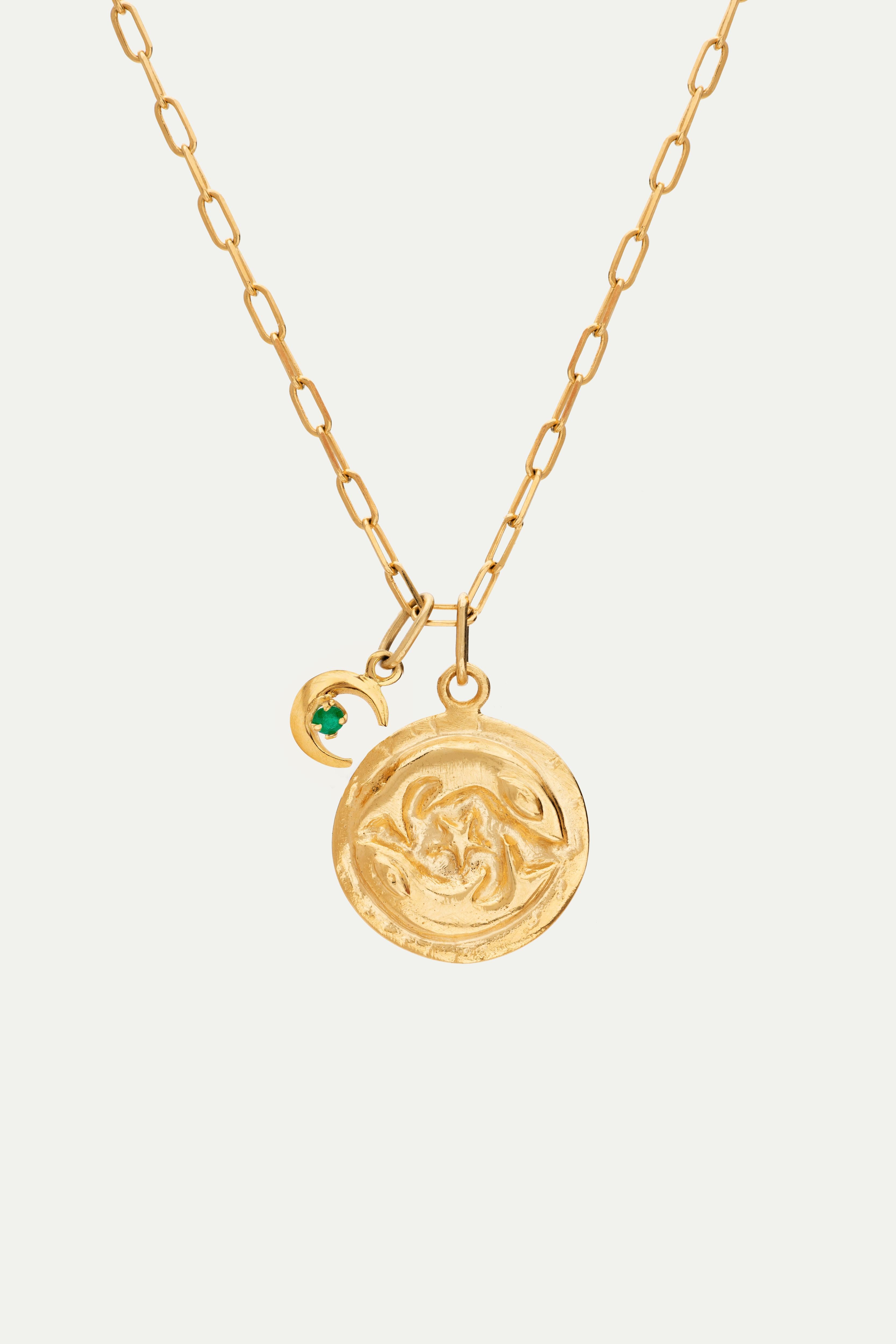 BIRTHSTONE MOON CHARMS