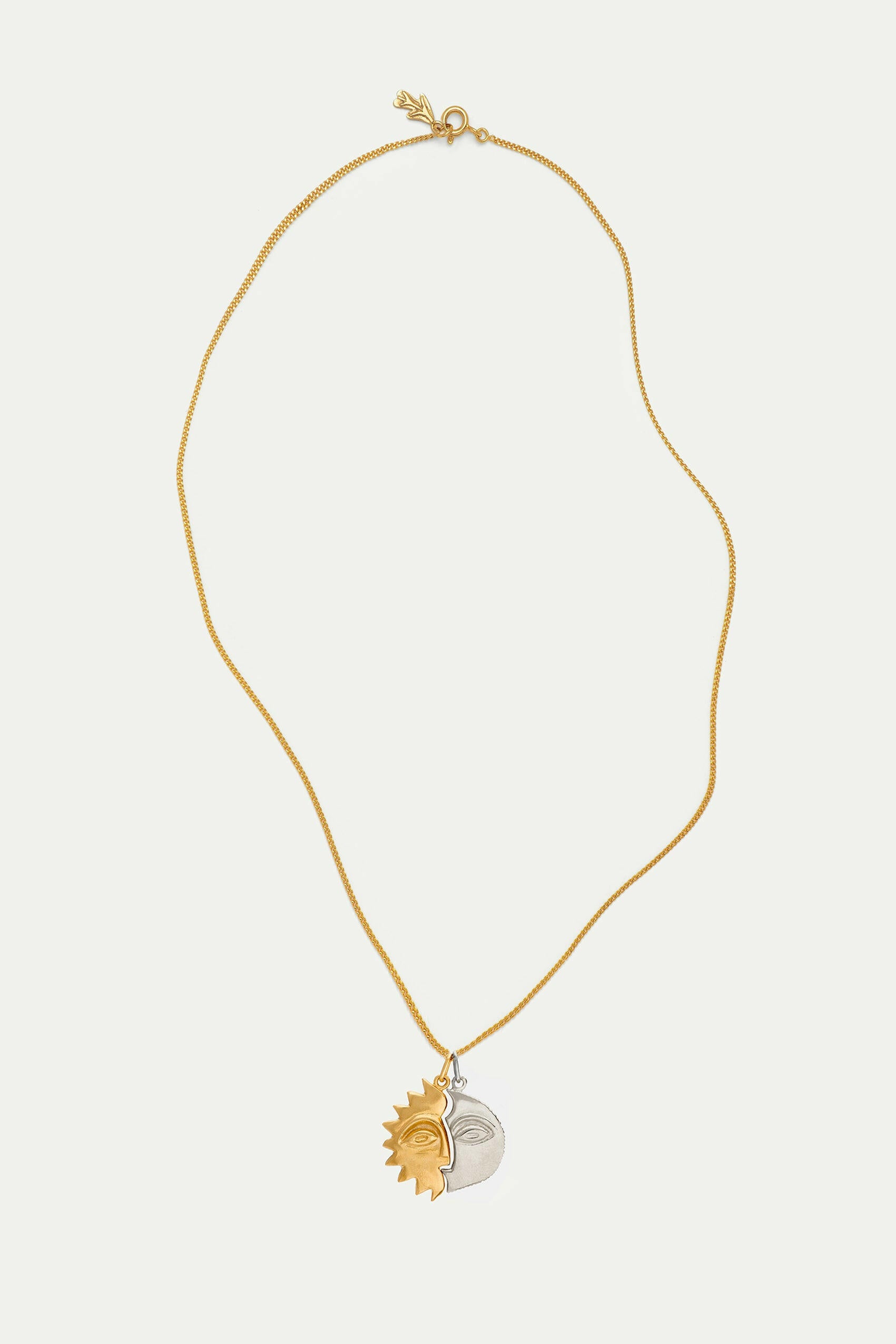 HALF MOON & HALF SUN NECKLACE