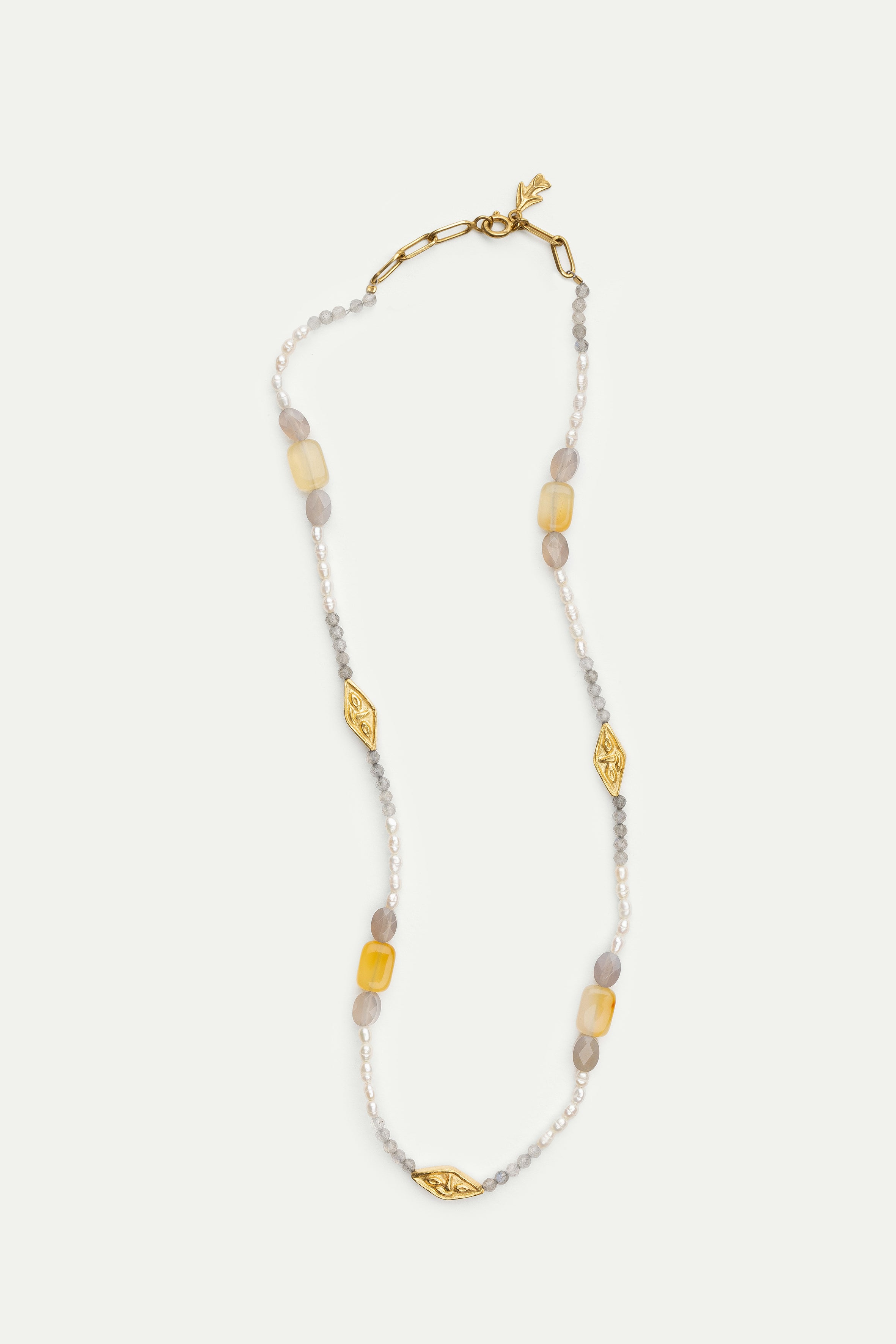 FRIENDLY FACES STONES NECKLACE - SOLSTICE