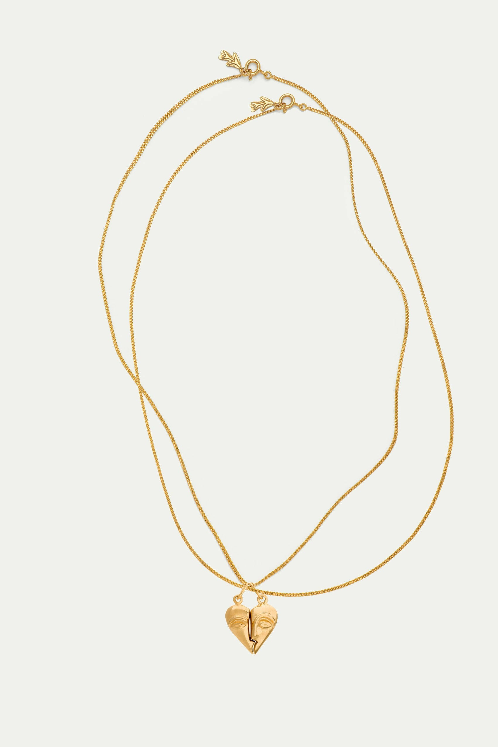 SPLIT HEARTS NECKLACES