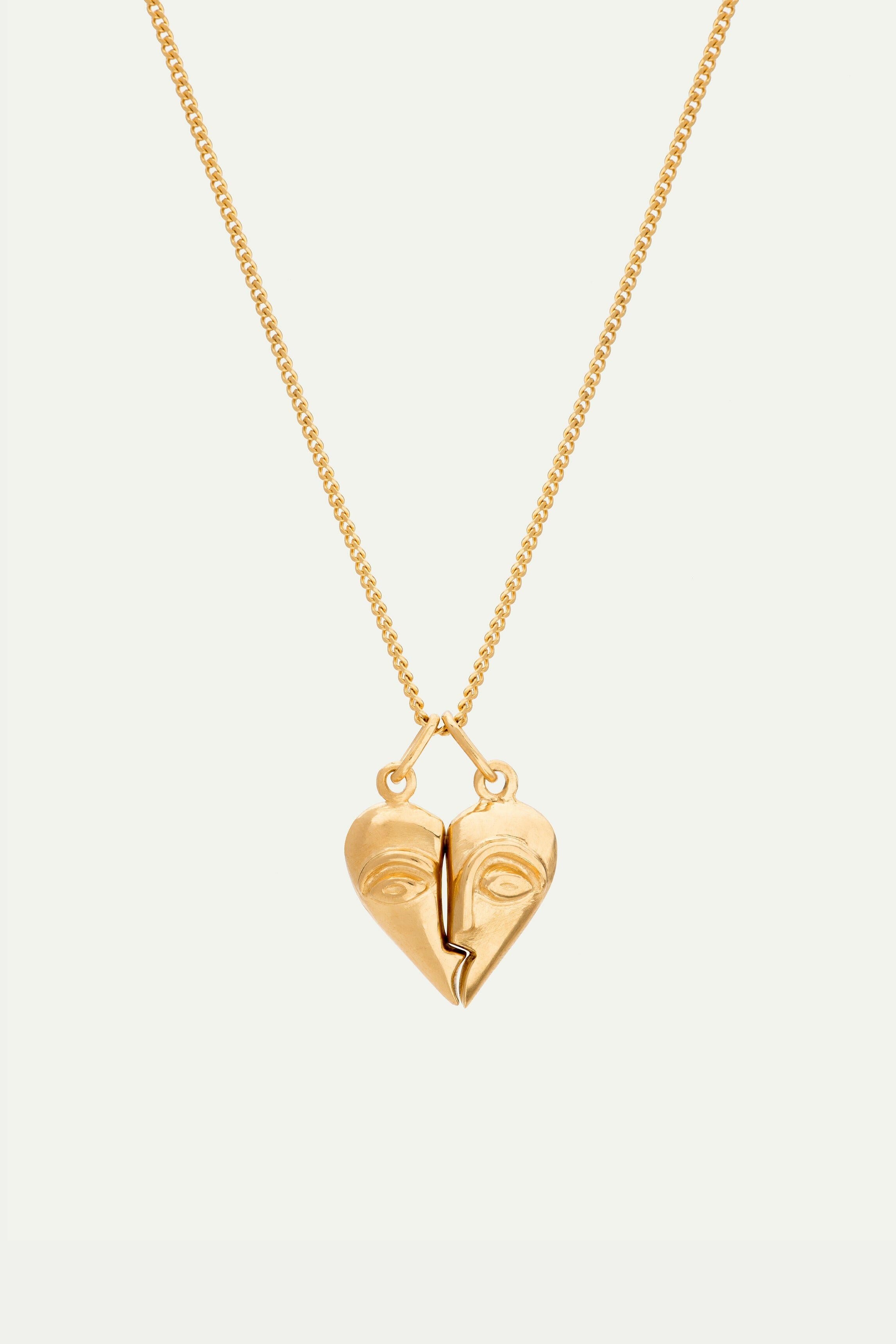 SPLIT HEARTS NECKLACES
